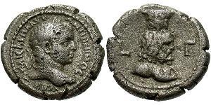 1 Tetradracma Imperio romano (27BC-395) Plata Heliogábalo (203-222)