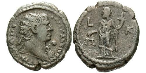 1 Tetradracma Imperio romano (27BC-395) Plata Trajano (53-117)