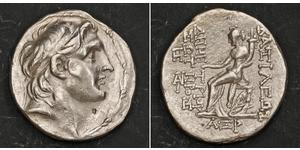 1 Tetradracma Imperio seléucida (312BC-63 BC) Plata Demetrius I Soter (185BC - 150BC)