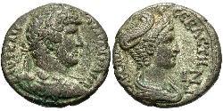 1 Tetradracma Imperio romano (27BC-395) Vellón Plata Adriano  (76 - 138) 