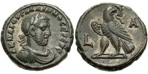 1 Tetradracma Imperio romano (27BC-395) Vellón Plata Galieno (218-268)