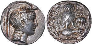 1 Tetradramma Grecia antica (1100BC-330) Argento 