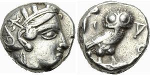 1 Tetradramma Grecia antica (1100BC-330) Argento 