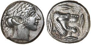 1 Tetradramma Grecia antica (1100BC-330) Argento 