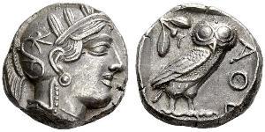 1 Tetradramma Grecia antica (1100BC-330) Argento 