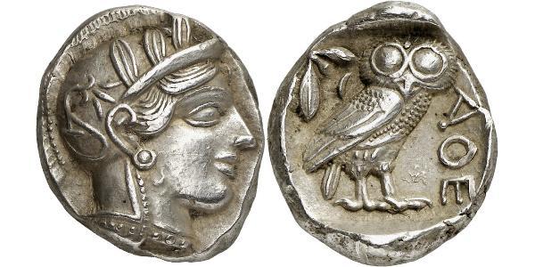 1 Tetradramma Grecia antica (1100BC-330) Argento 