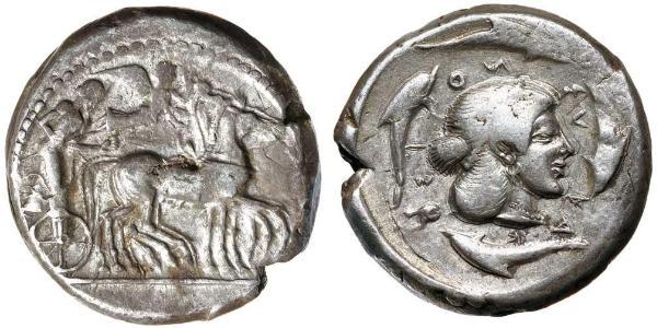 1 Tetradramma Grecia antica (1100BC-330) Argento 