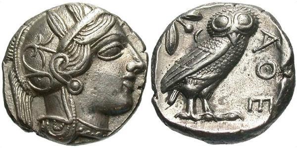 1 Tetradramma Grecia antica (1100BC-330) Argento 