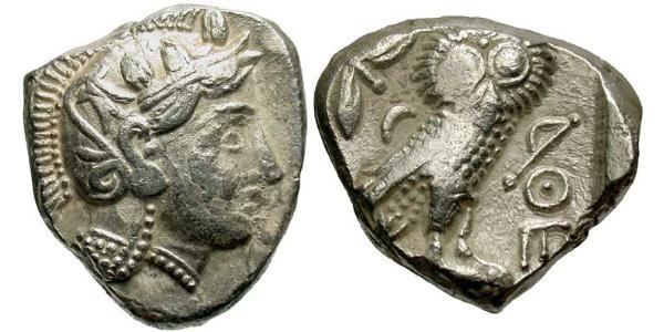 1 Tetradramma Grecia antica (1100BC-330) Argento 
