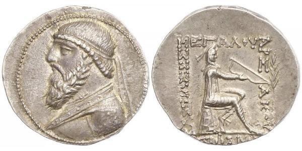 1 Tetradramma Impero partico (247 BC – 224 AD) Argento Mitridate II di Partia (121-91 BC)