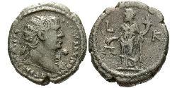 1 Tetradramma Impero romano (27BC-395) Argento Traiano (53-117)