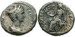 1 Tetradramma Impero romano (27BC-395) Argento Vibia Sabina (83-137)