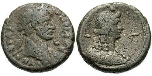 1 Tetradramma Impero romano (27BC-395) Argento Adriano (76 - 138) 