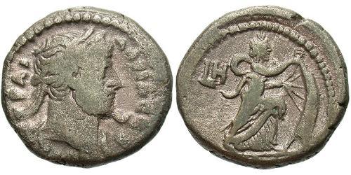 1 Tetradramma Impero romano (27BC-395) Argento Adriano (76 - 138) 