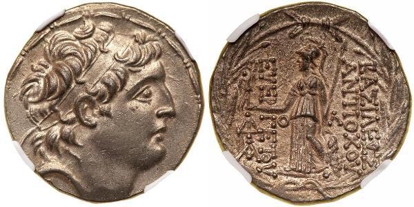 1 Tetradramma Seleucidi (312BC-63 BC) Argento Antioco VII Evergete (?-129BC)
