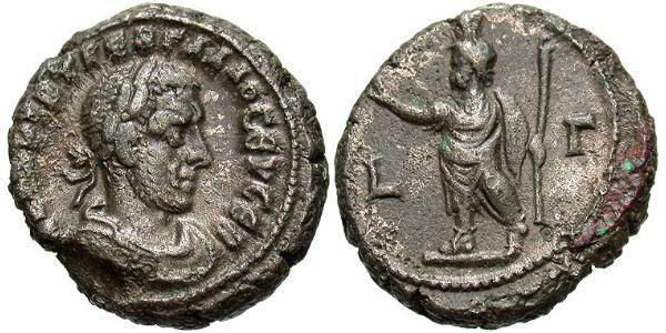 1 Tetradramma Impero romano (27BC-395) Biglione Argento Treboniano Gallo (206-253)