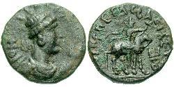 1 Tetradramma Impero Kusana (60-375) Bronzo Vima Takto