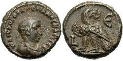 1 Tetradramma Impero romano (27BC-395) Bronzo Valeriano II (?-258)