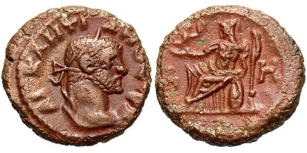 1 Tetradramma Impero romano (27BC-395) Bronzo Diocleziano (244-311)