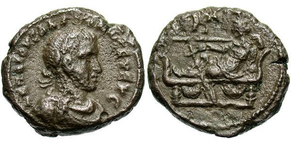 1 Tetradramma Impero romano (27BC-395) Bronzo Gallieno (218-268)