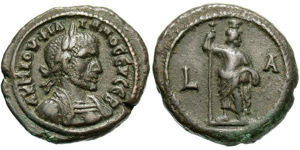 1 Tetradramma Impero romano (27BC-395) Bronzo Filippo I (204-249)