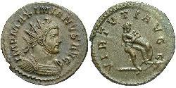 1 Tetradramma Impero romano (27BC-395)  Massimiano (250-310)