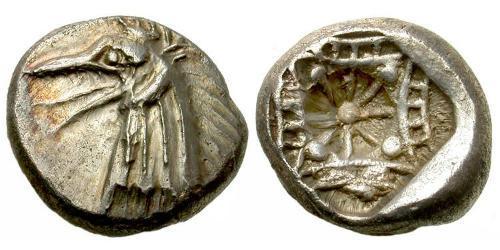 1 Tetrobol Grecia antica (1100BC-330) Argento 