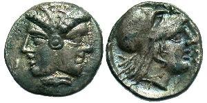 1 Tetrobol Antigua Grecia (1100BC-330) Plata 