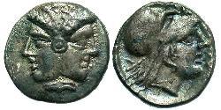 1 Tetrobol Antikes Griechenland (1100BC-330) Silber 
