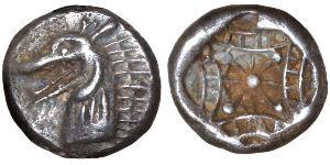 1 Tetrobol Ancient Greece (1100BC-330) Silver 