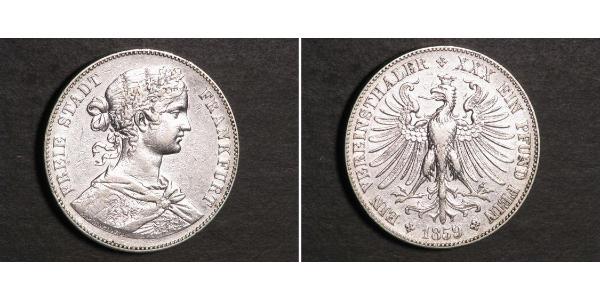 1 Thaler Allemagne / States of Germany Argent 
