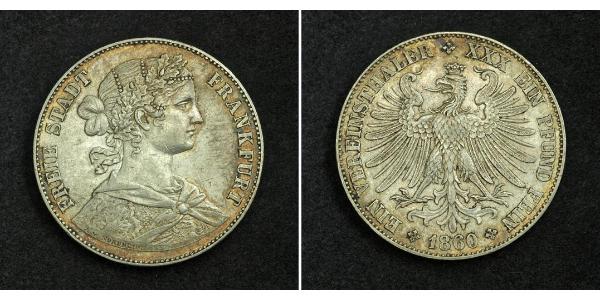 1 Thaler Allemagne / States of Germany Argent 