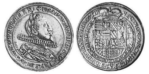 1 Thaler Alsace Argent Ferdinand de Tyrol (1529 – 1595)