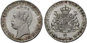 1 Thaler Anhalt-Dessau (1603 -1863) Argent Léopold IV d