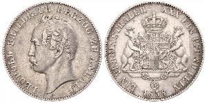 1 Thaler Anhalt-Dessau (1603 -1863) Argent Léopold IV d