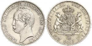 1 Thaler Anhalt-Dessau (1603 -1863) Argent Léopold IV d