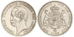 1 Thaler Anhalt-Dessau (1603 -1863) Argent Léopold IV d