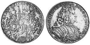 1 Thaler Anhalt-Harzgerode (1635–1709) Argent 