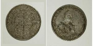 1 Thaler Augsbourg (1276 - 1803) Argent Gustave II Adolphe de Suède( – 1632)