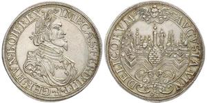 1 Thaler Augsbourg (1276 - 1803) Argent Ferdinand III, Holy Roman Emperor (1608-1657)