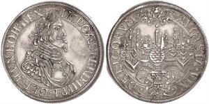 1 Thaler Augsbourg (1276 - 1803) Argent Ferdinand III, Holy Roman Emperor (1608-1657)