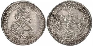 1 Thaler Augsbourg (1276 - 1803) Argent Ferdinand III, Holy Roman Emperor (1608-1657)