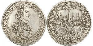 1 Thaler Augsbourg (1276 - 1803) Argent Ferdinand III, Holy Roman Emperor (1608-1657)