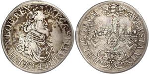 1 Thaler Augsbourg (1276 - 1803) Argent Ferdinand III, Holy Roman Emperor (1608-1657)