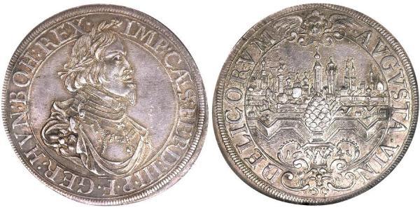 1 Thaler Augsbourg (1276 - 1803) Argent Ferdinand III, Holy Roman Emperor (1608-1657)