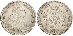 1 Thaler Augsbourg (1276 - 1803) / Saint-Empire romain germanique (962-1806) Argent François Ier du Saint-Empire(1708-1765)