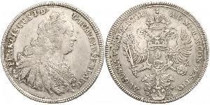 1 Thaler Augsbourg (1276 - 1803) / Saint-Empire romain germanique (962-1806) Argent François Ier du Saint-Empire(1708-1765)