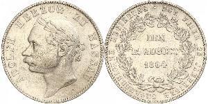 1 Thaler Duché de Nassau (1806 - 1866) Argent Adolphe (grand-duc de Luxembourg)