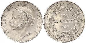 1 Thaler Duché de Nassau (1806 - 1866) Argent Adolphe (grand-duc de Luxembourg)