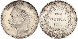 1 Thaler Duché de Nassau (1806 - 1866) Argent Adolphe (grand-duc de Luxembourg)